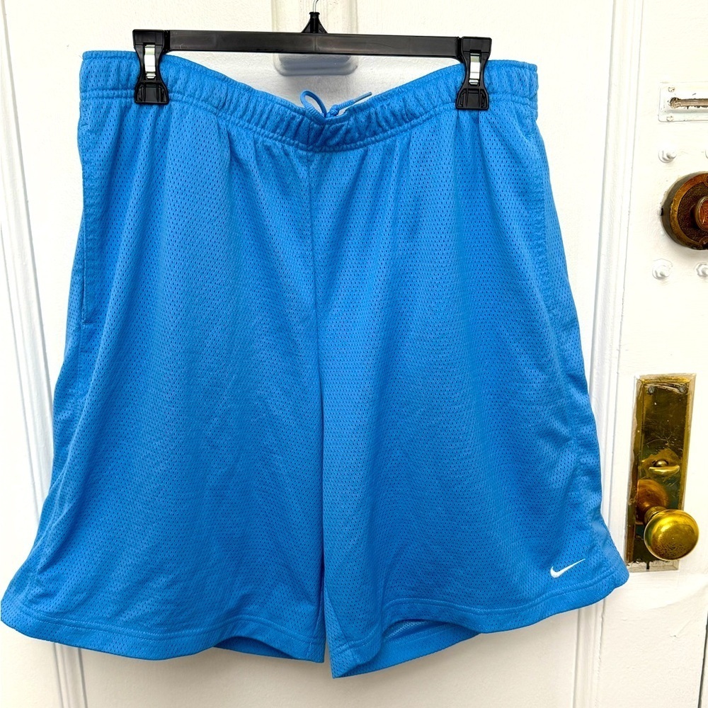 Nike Blue Mesh Athletic Shorts Size Large